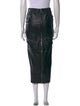 Retrofête Leather Midi Length Skirt