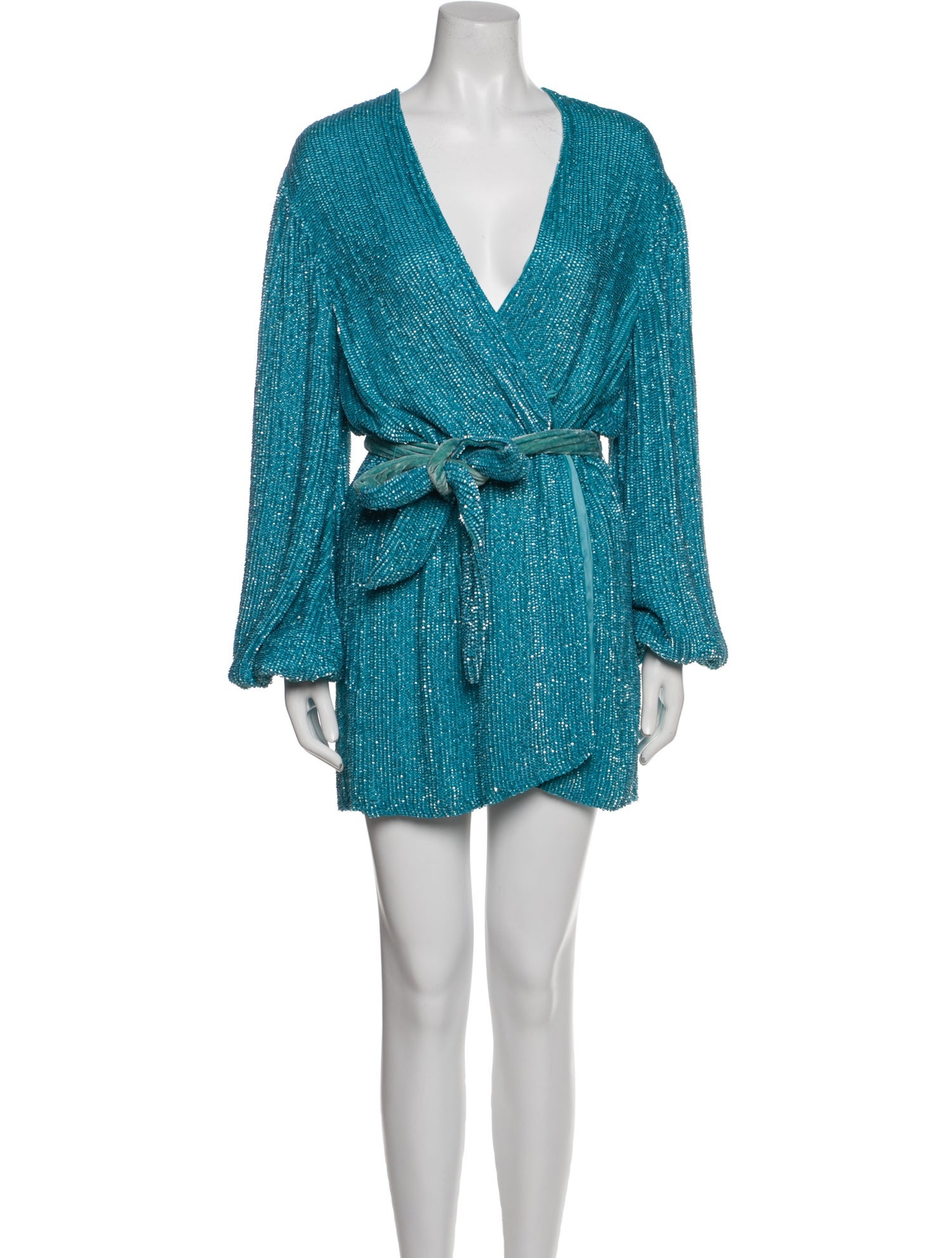 Retrofête V-Neck Mini Dress