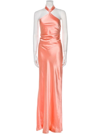 Retrofête Halterneck Long Dress