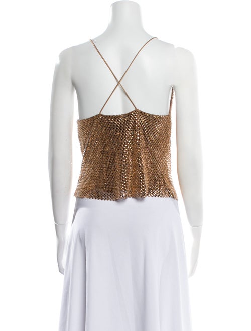 Retrofête Cowl Neck Sleeveless Crop Top