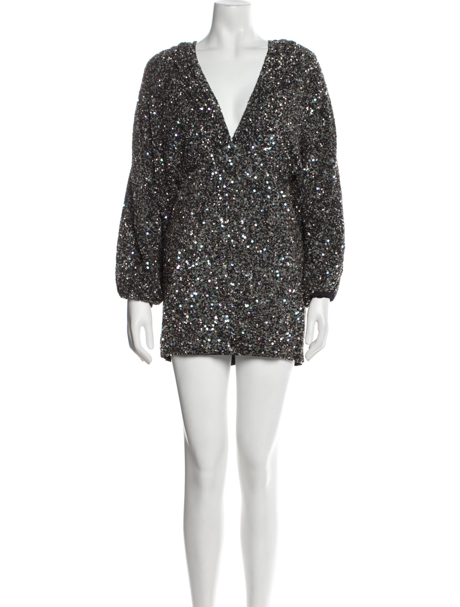 Retrofête V-Neck Mini Dress