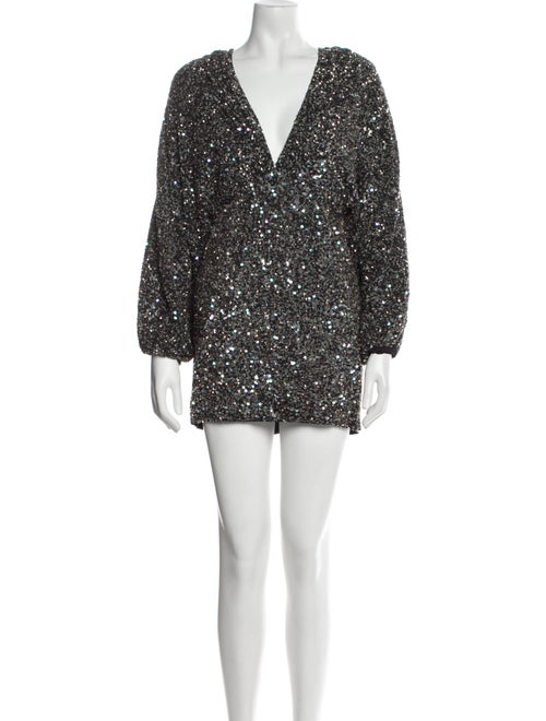 Retrofête V-Neck Mini Dress