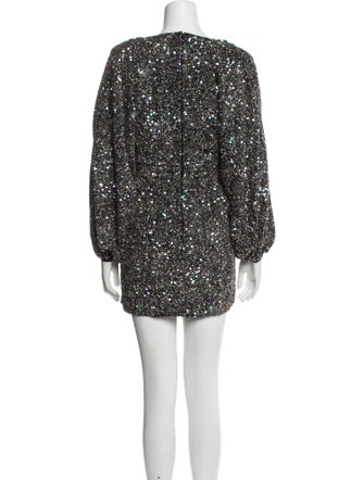 Retrofête V-Neck Mini Dress