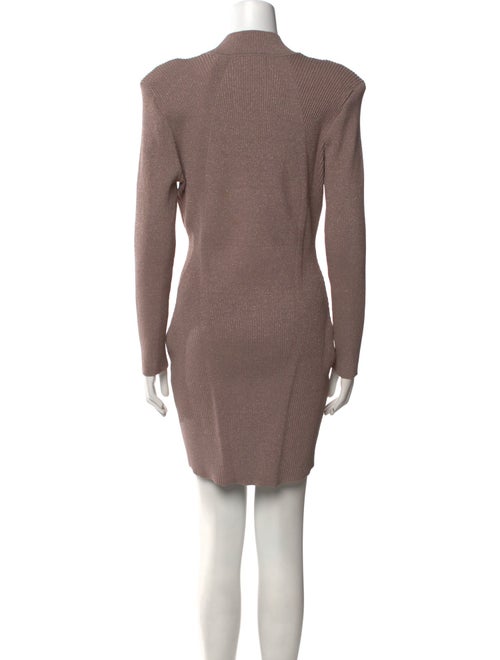 Retrofête Mock Neck Mini Dress