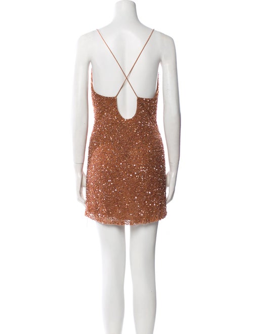 Retrofête Cowl Neck Mini Dress