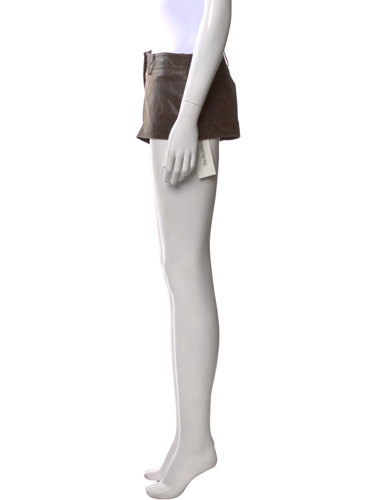 Retrofête Leather Mini Shorts w/ Tags