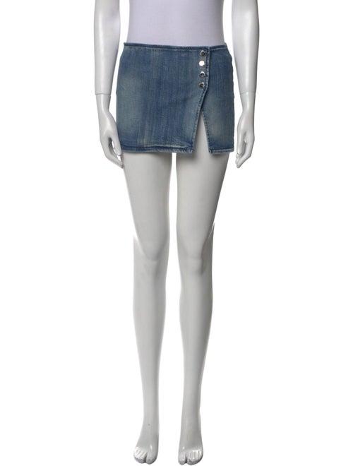 Retrofête Distressed Accents Mini Skirt