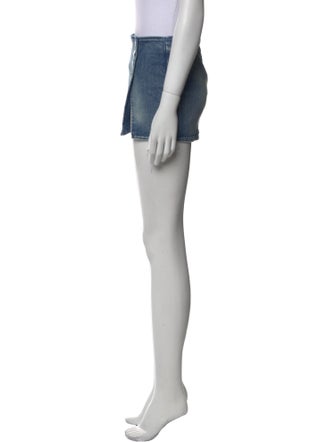 Retrofête Distressed Accents Mini Skirt