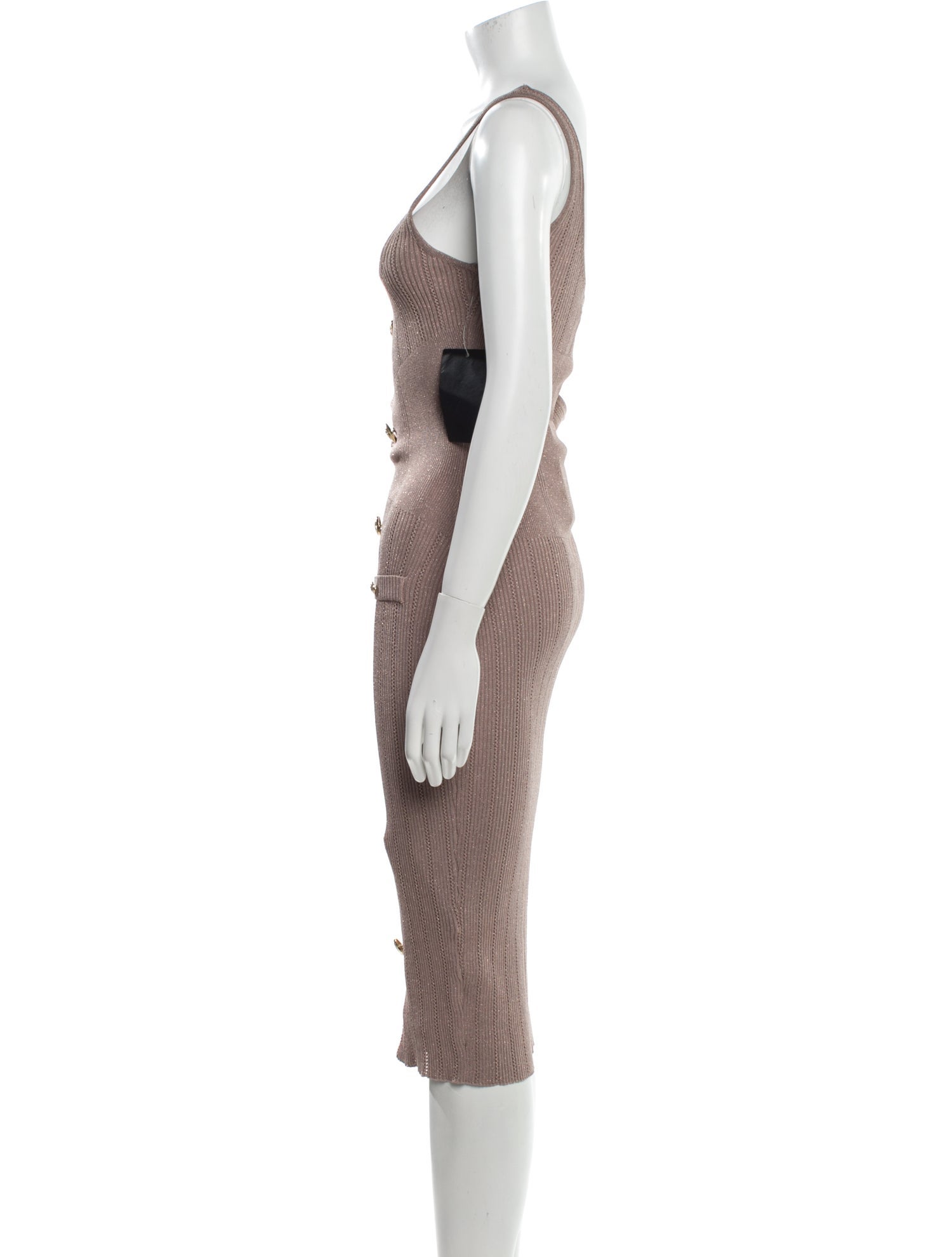 Retrofête Square Neckline Midi Length Dress w/ Tags