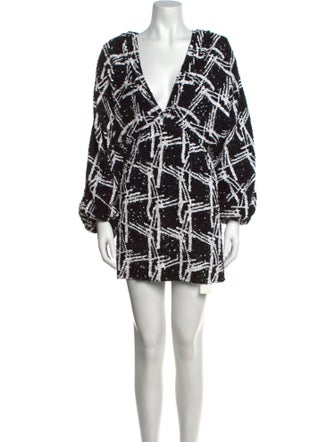 Retrofête Printed Mini Dress