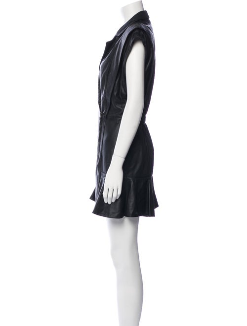 Retrofête Leather Mini Dress