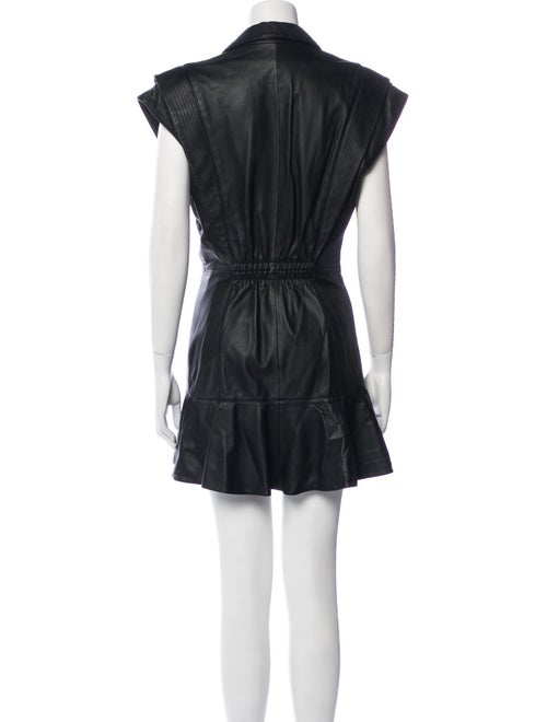 Retrofête Leather Mini Dress