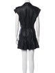 Retrofête Leather Mini Dress