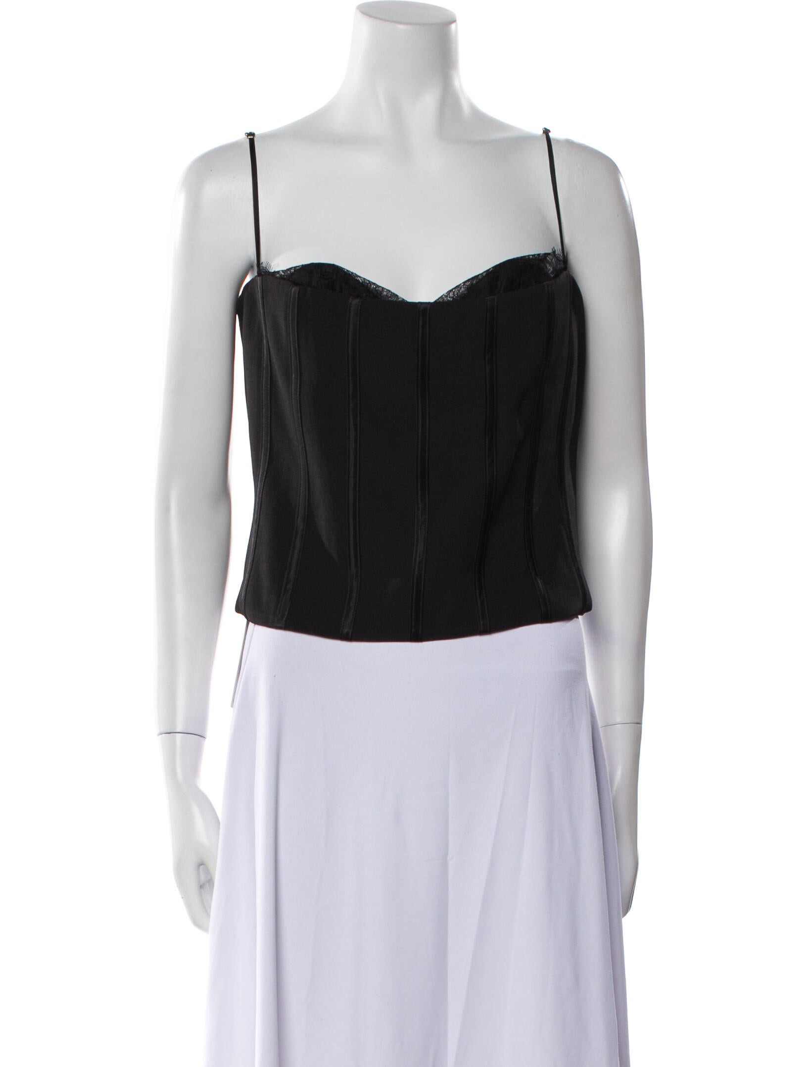 Retrofête Square Neckline Sleeveless Crop Top w/ Tags