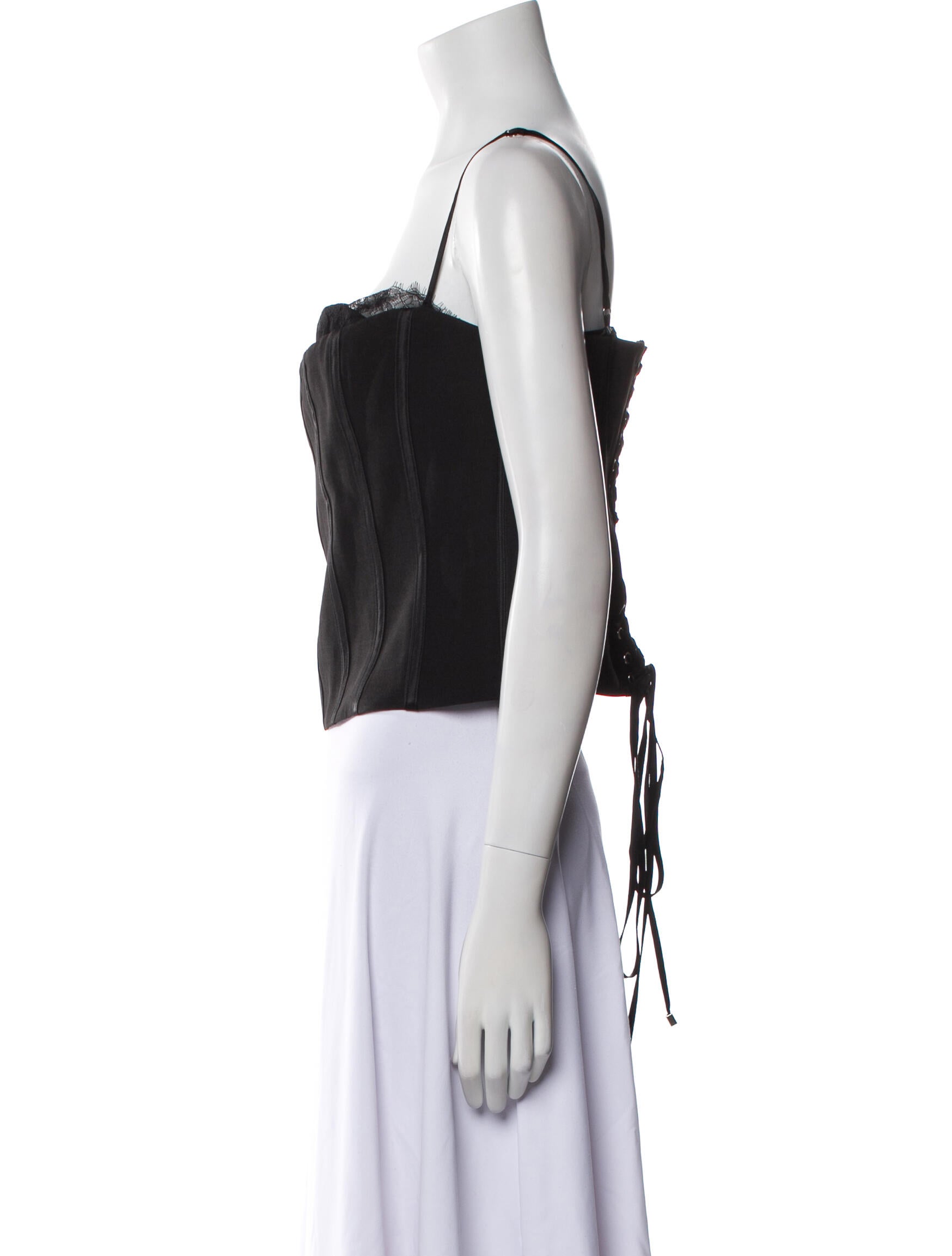 Retrofête Square Neckline Sleeveless Crop Top w/ Tags