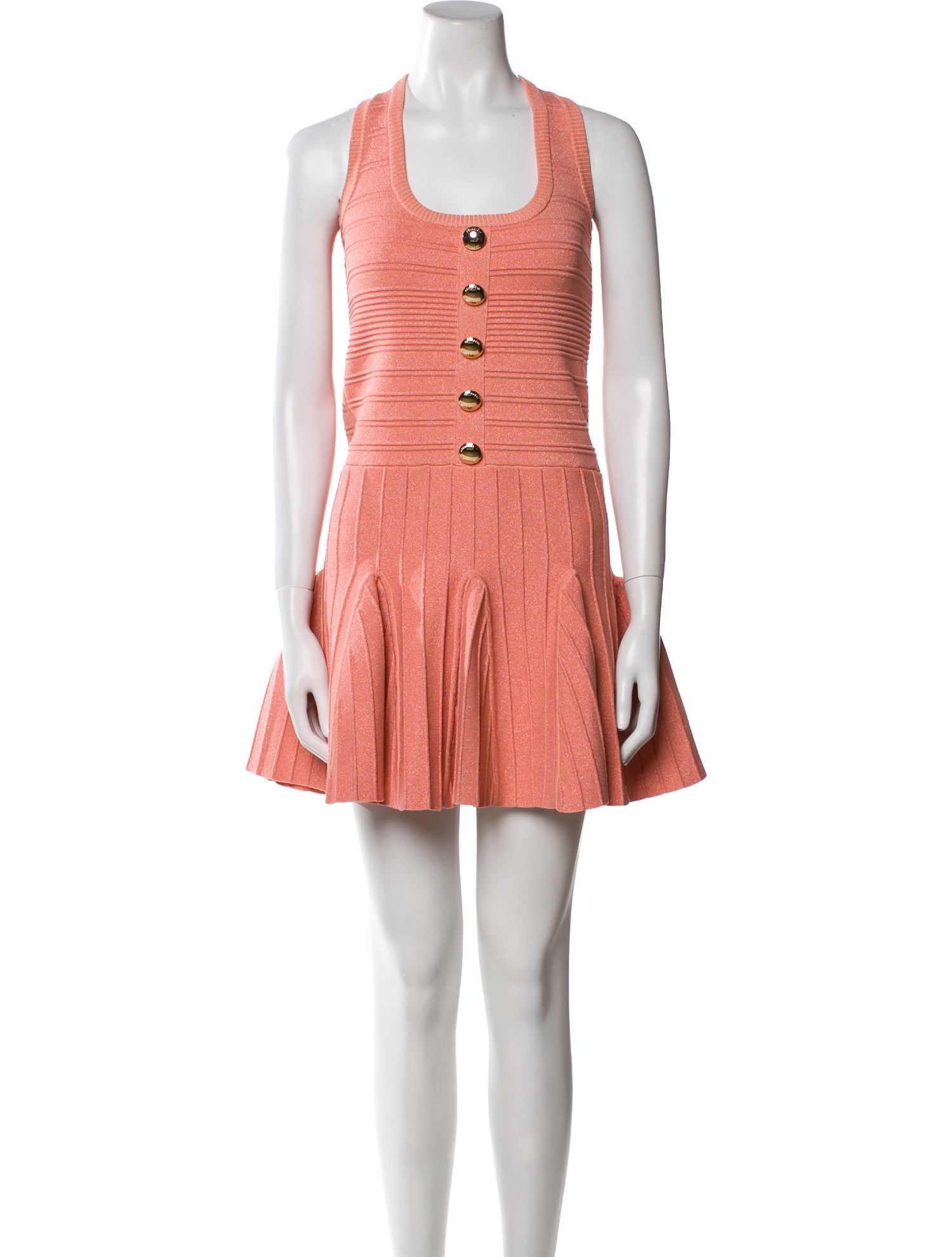 Retrofête Scoop Neck Mini Dress