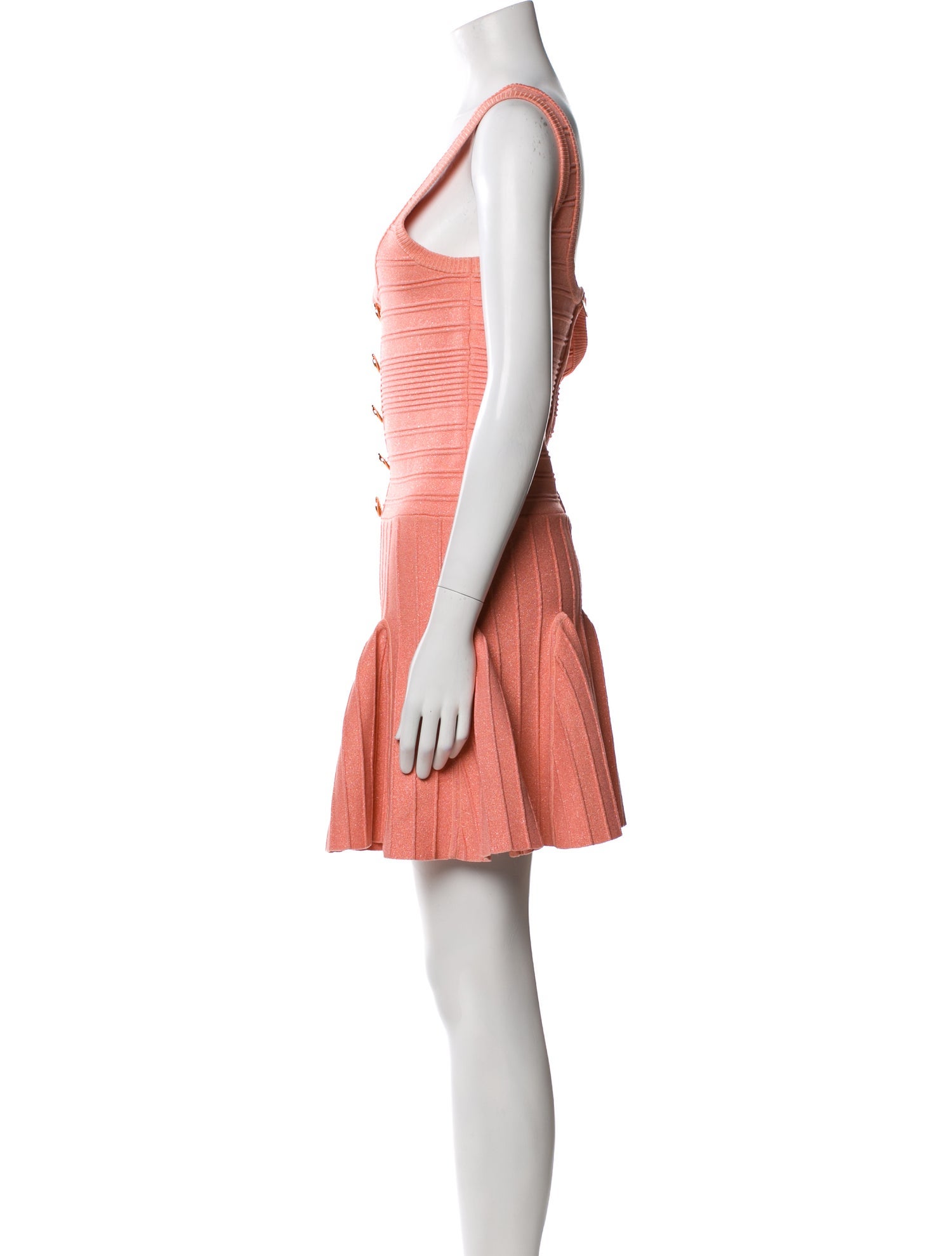 Retrofête Scoop Neck Mini Dress