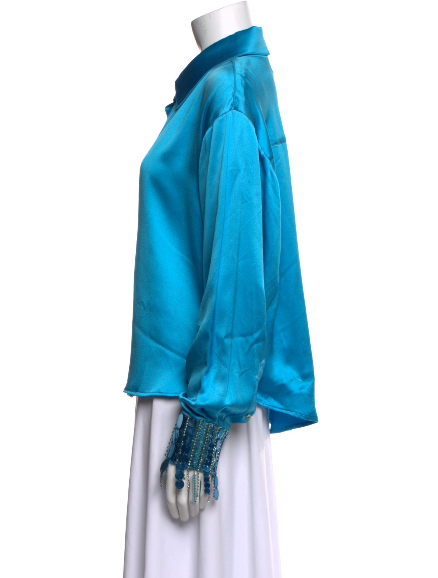 Retrofête Long Sleeve Button-Up Top