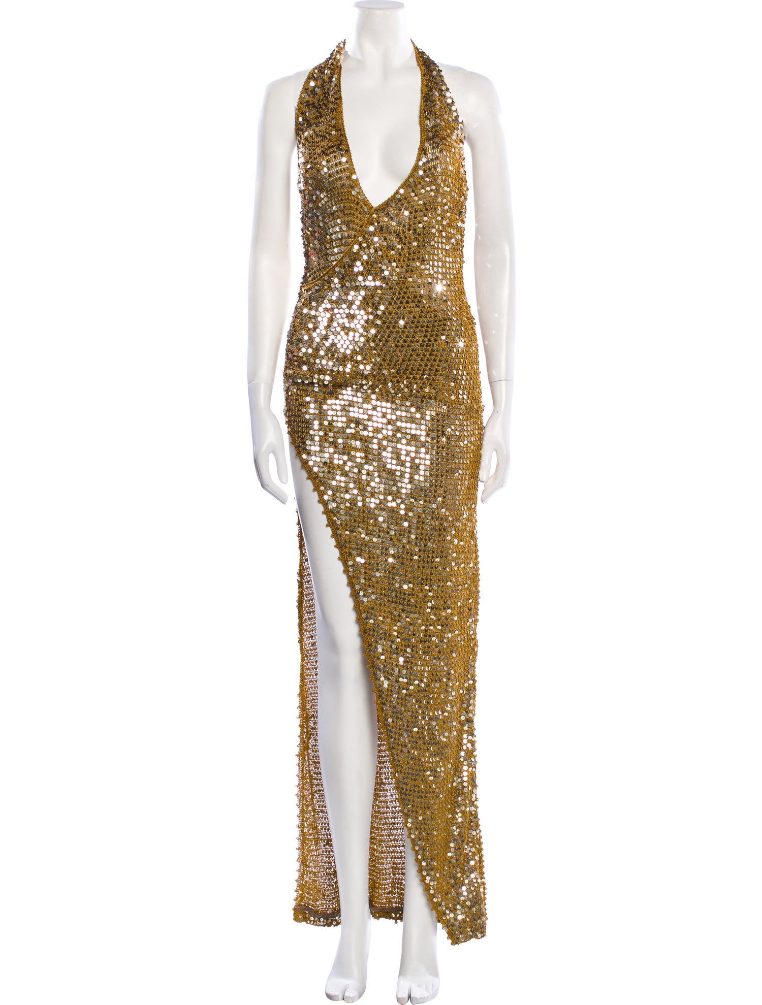 Retrofête Halterneck Long Dress