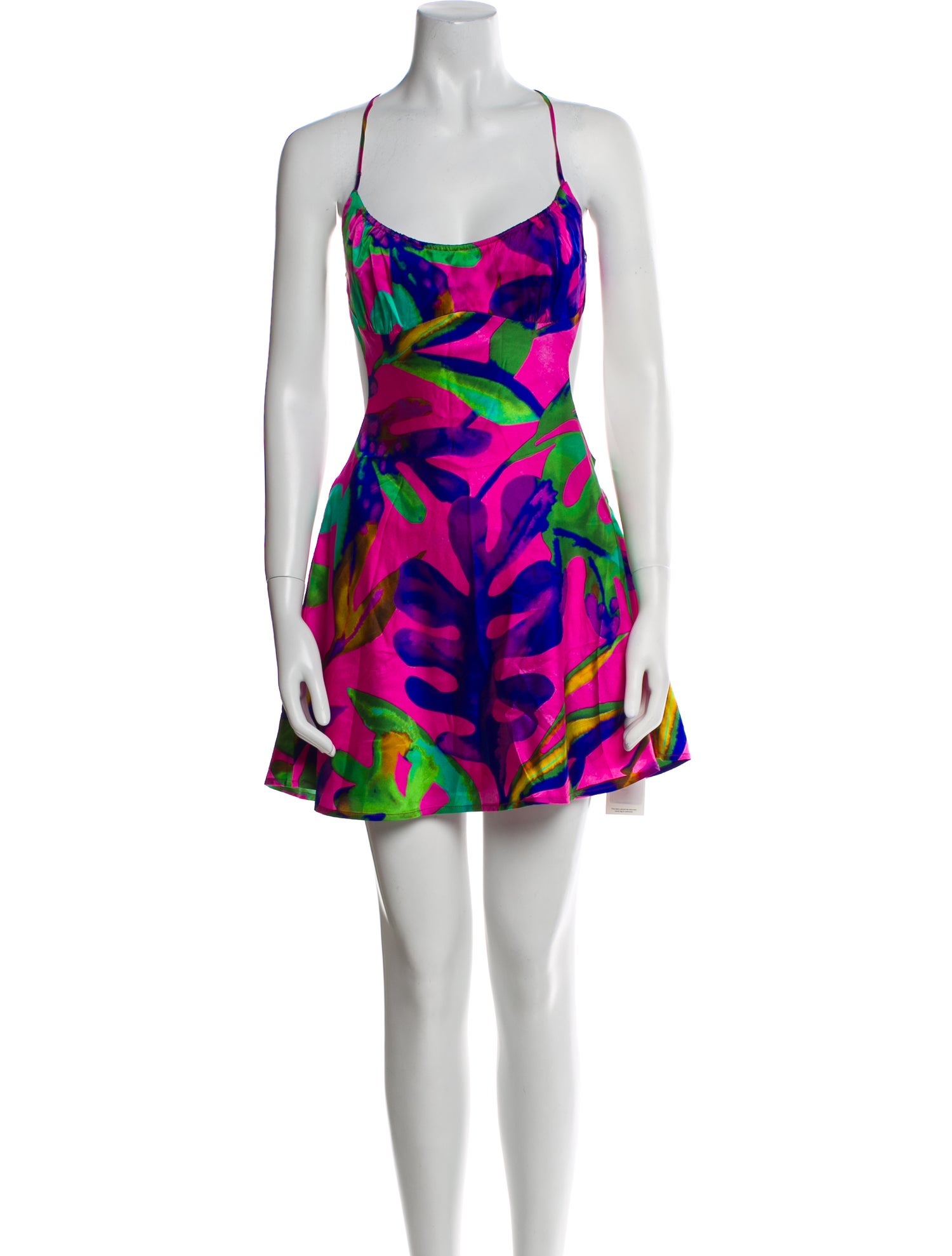 Retrofête Silk Mini Dress