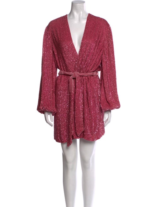 Retrofête V-Neck Mini Dress