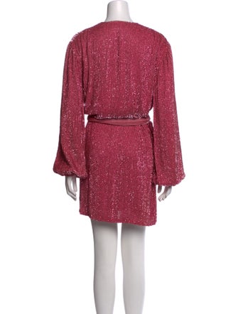 Retrofête V-Neck Mini Dress