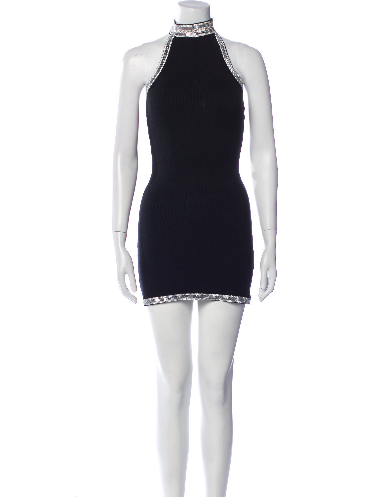 Retrofête Mock Neck Mini Dress