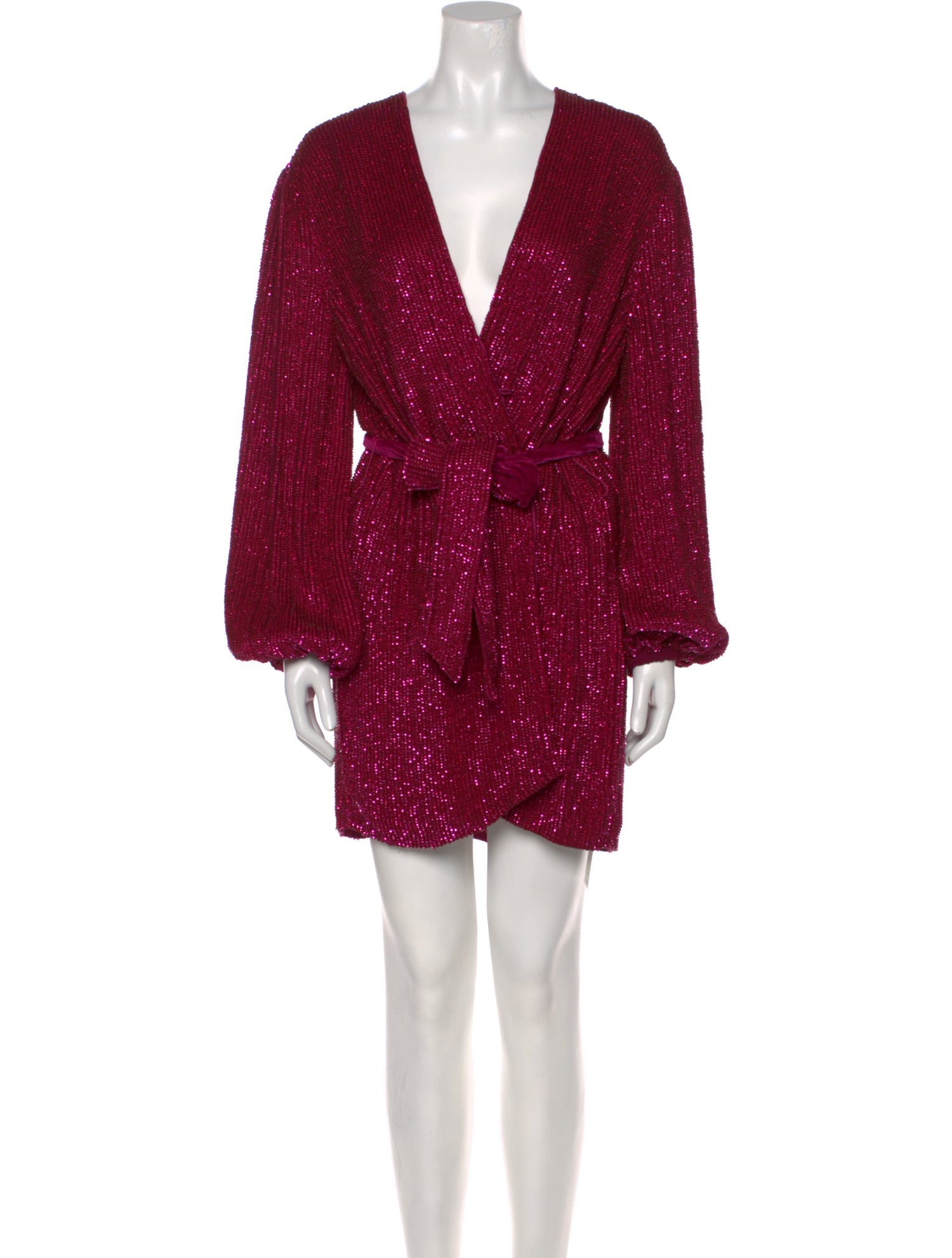 Retrofête V-Neck Mini Dress