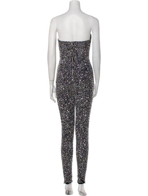 Retrofête Printed Strapless Jumpsuit