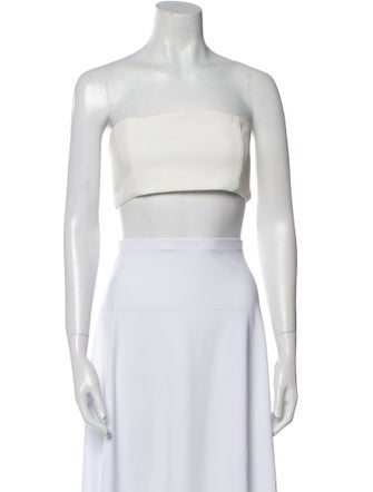 Retrofête Strapless Crop Top