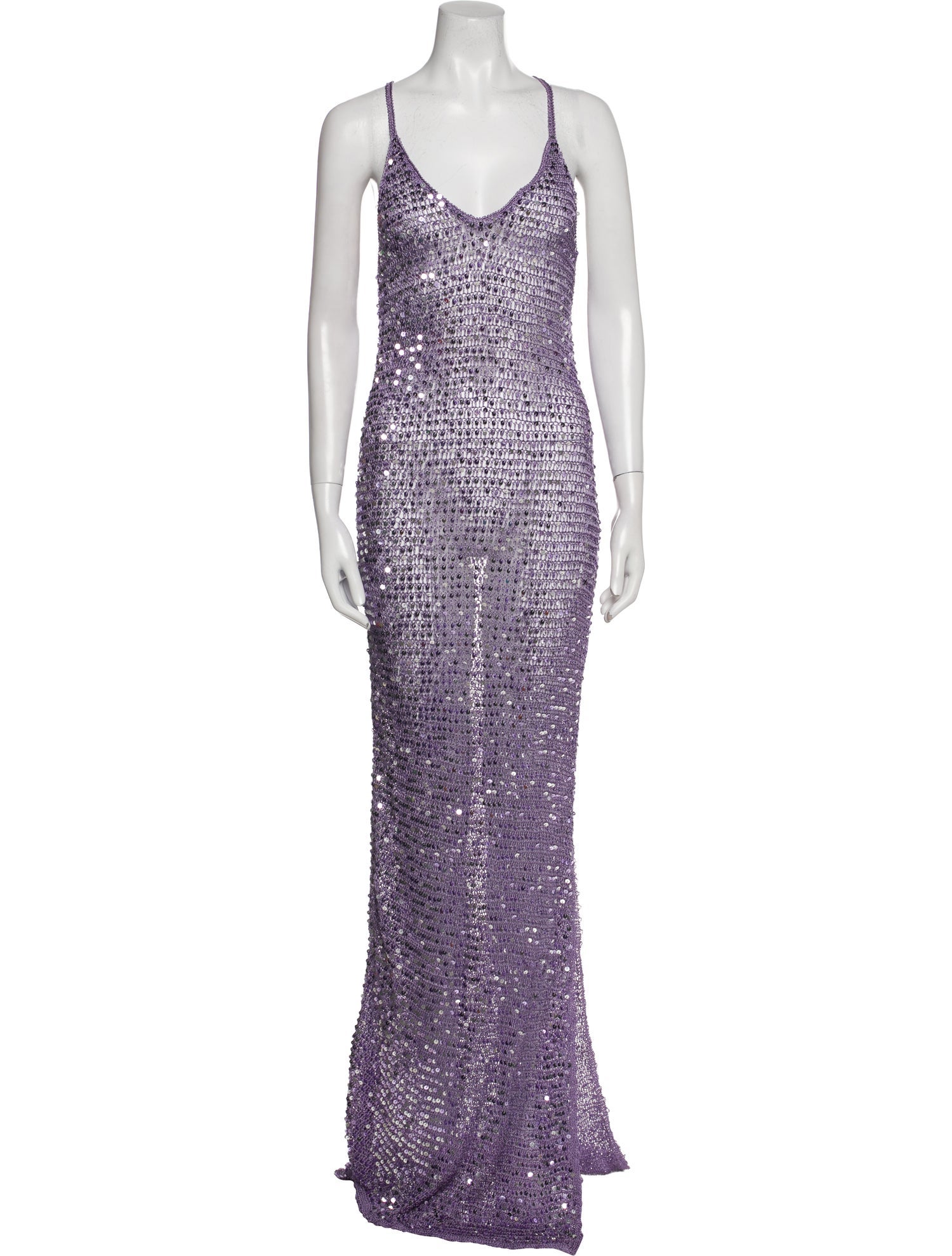 Retrofête V-Neck Long Dress