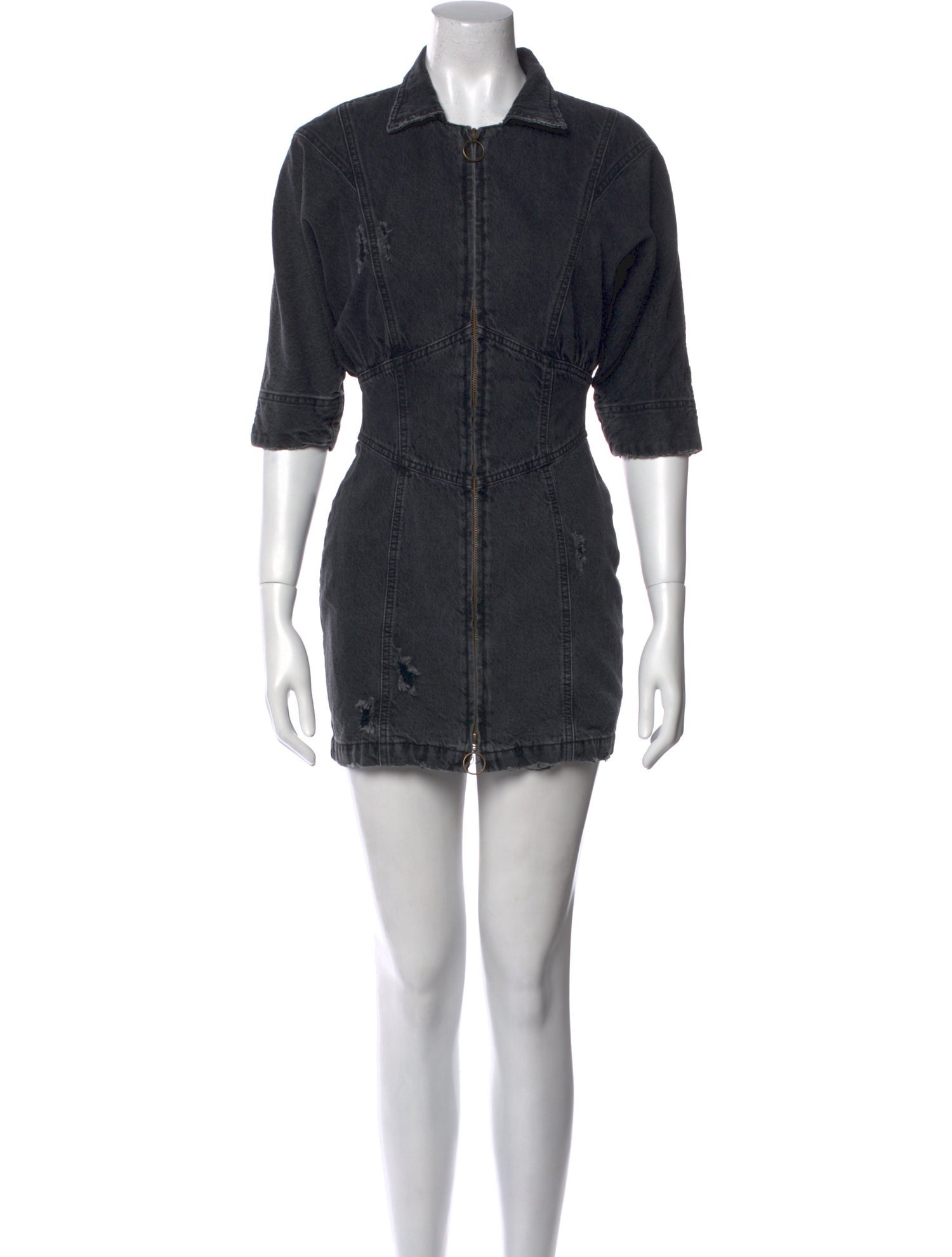 Retrofête Mock Neck Mini Dress