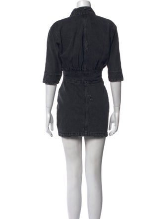 Retrofête Mock Neck Mini Dress