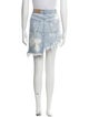 Retrofête Distressed Accents Mini Skirt