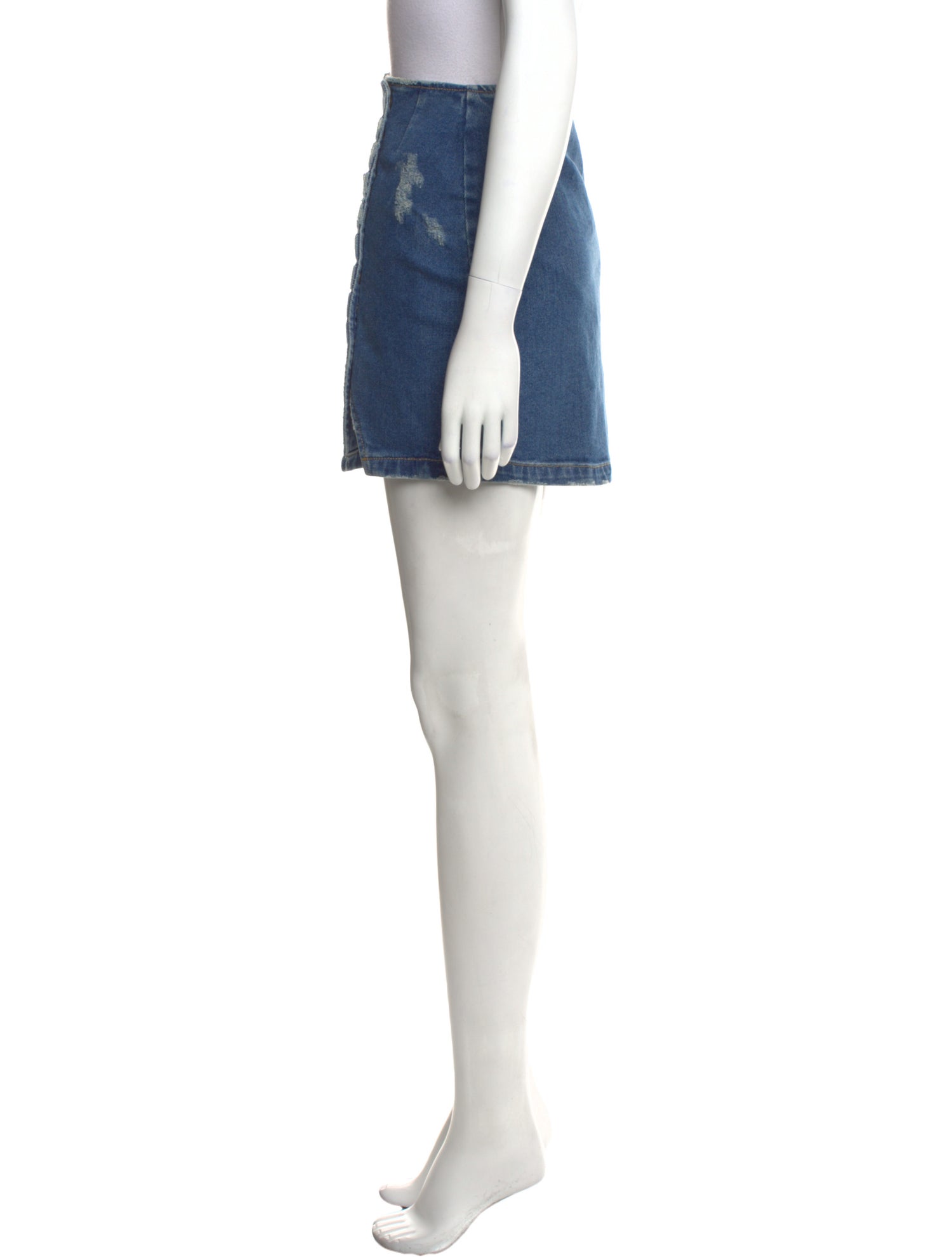 Retrofête Distressed Accents Mini Skirt w/ Tags