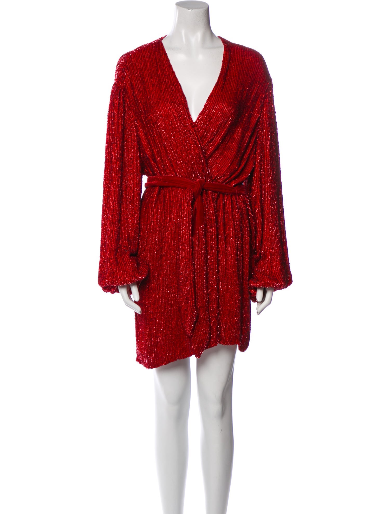 Retrofête V-Neck Mini Dress