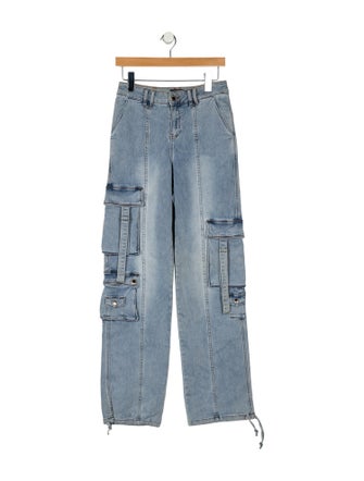 Retrofête Mid-Rise Wide Leg Jeans