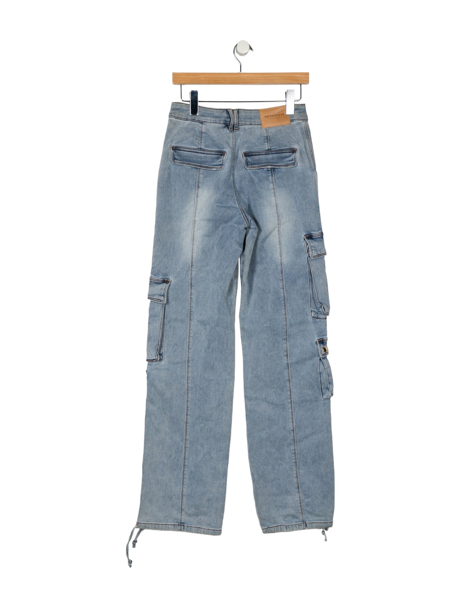 Retrofête Mid-Rise Wide Leg Jeans