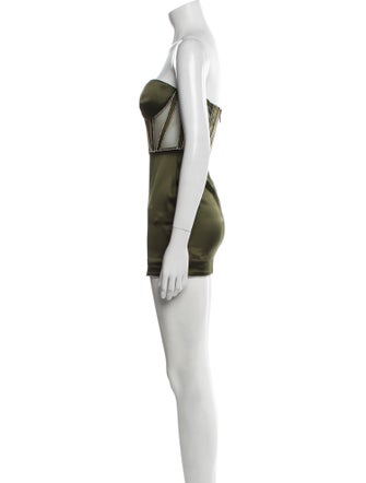 Retrofête Strapless Mini Dress