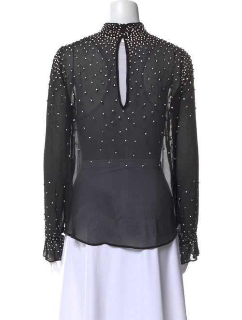 Retrofête Silk Printed Blouse