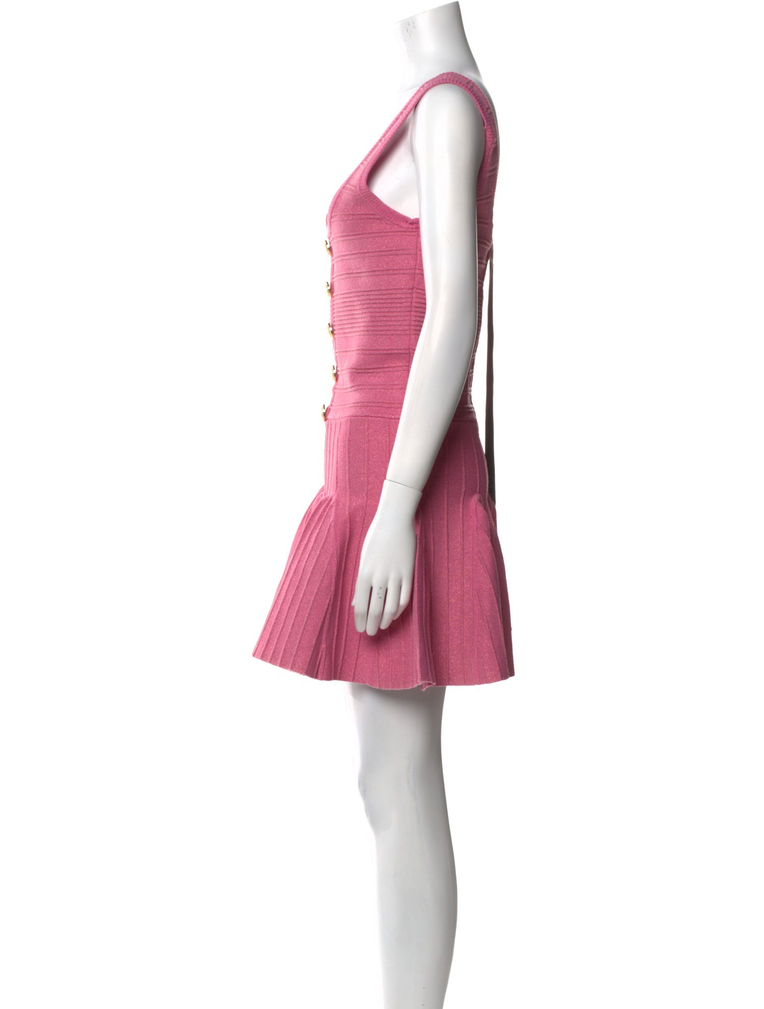 Retrofête Square Neckline Mini Dress