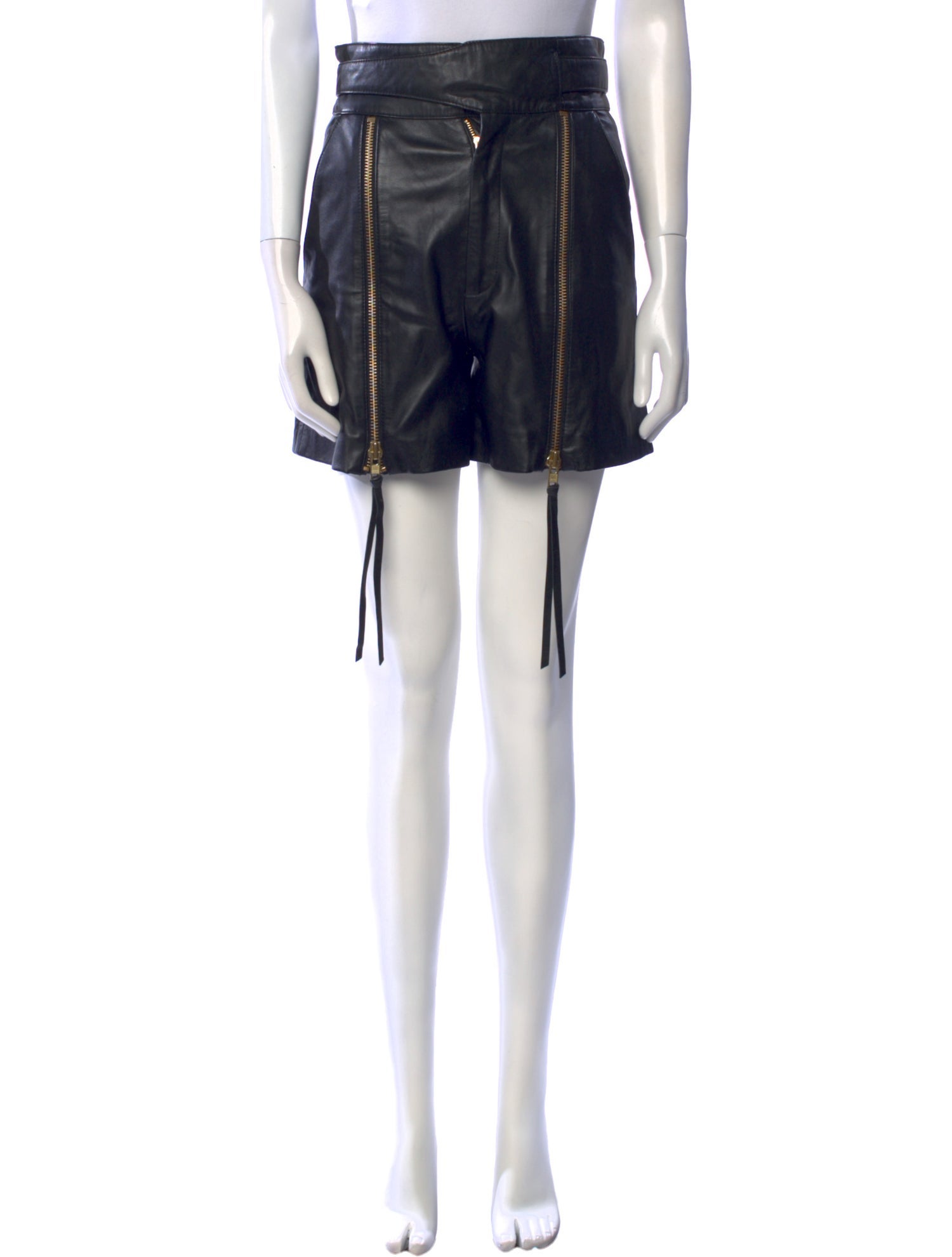 Retrofête Leather Mini Shorts w/ Tags