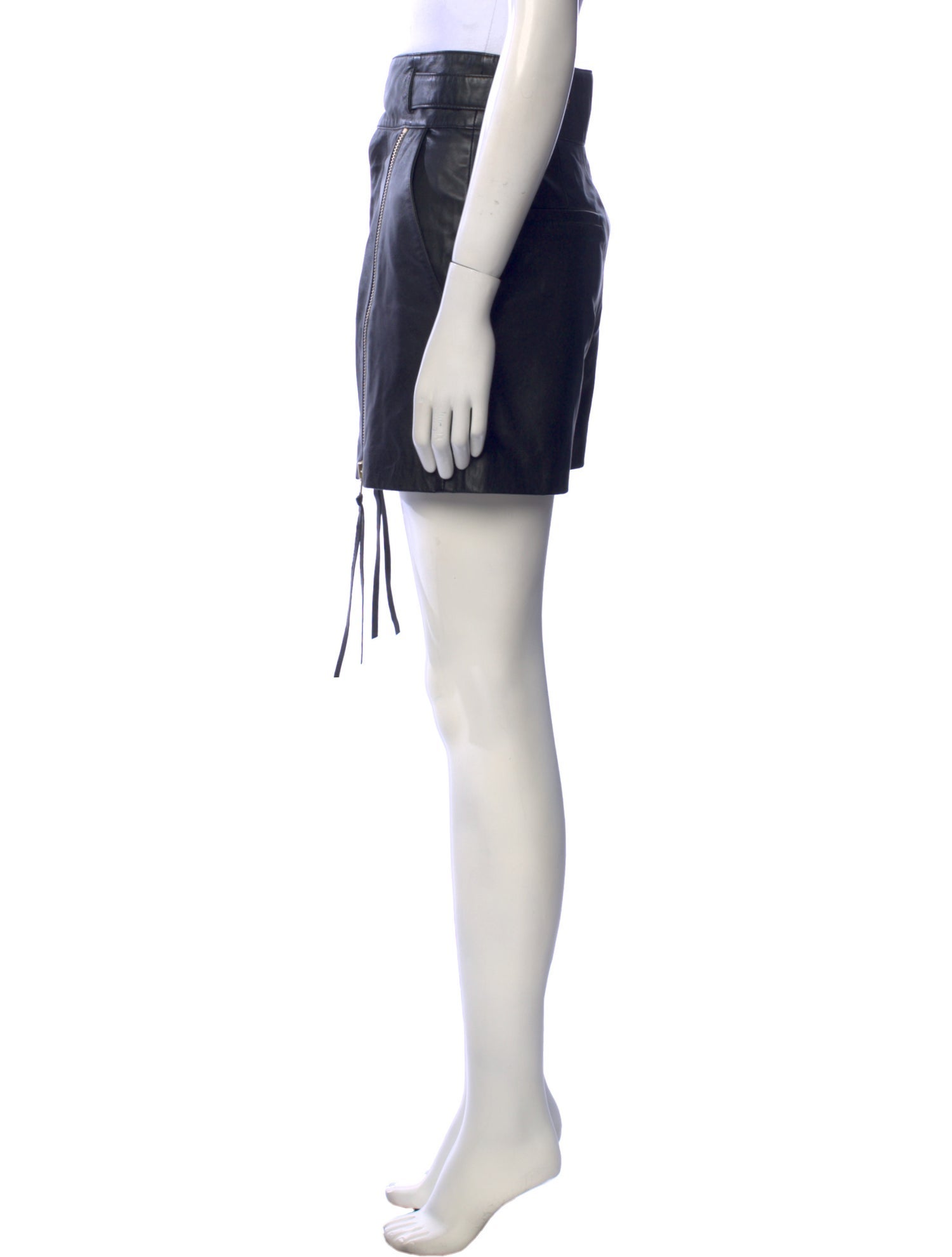 Retrofête Leather Mini Shorts w/ Tags