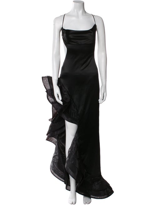 Retrofête Square Neckline Long Dress