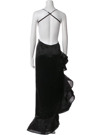 Retrofête Square Neckline Long Dress