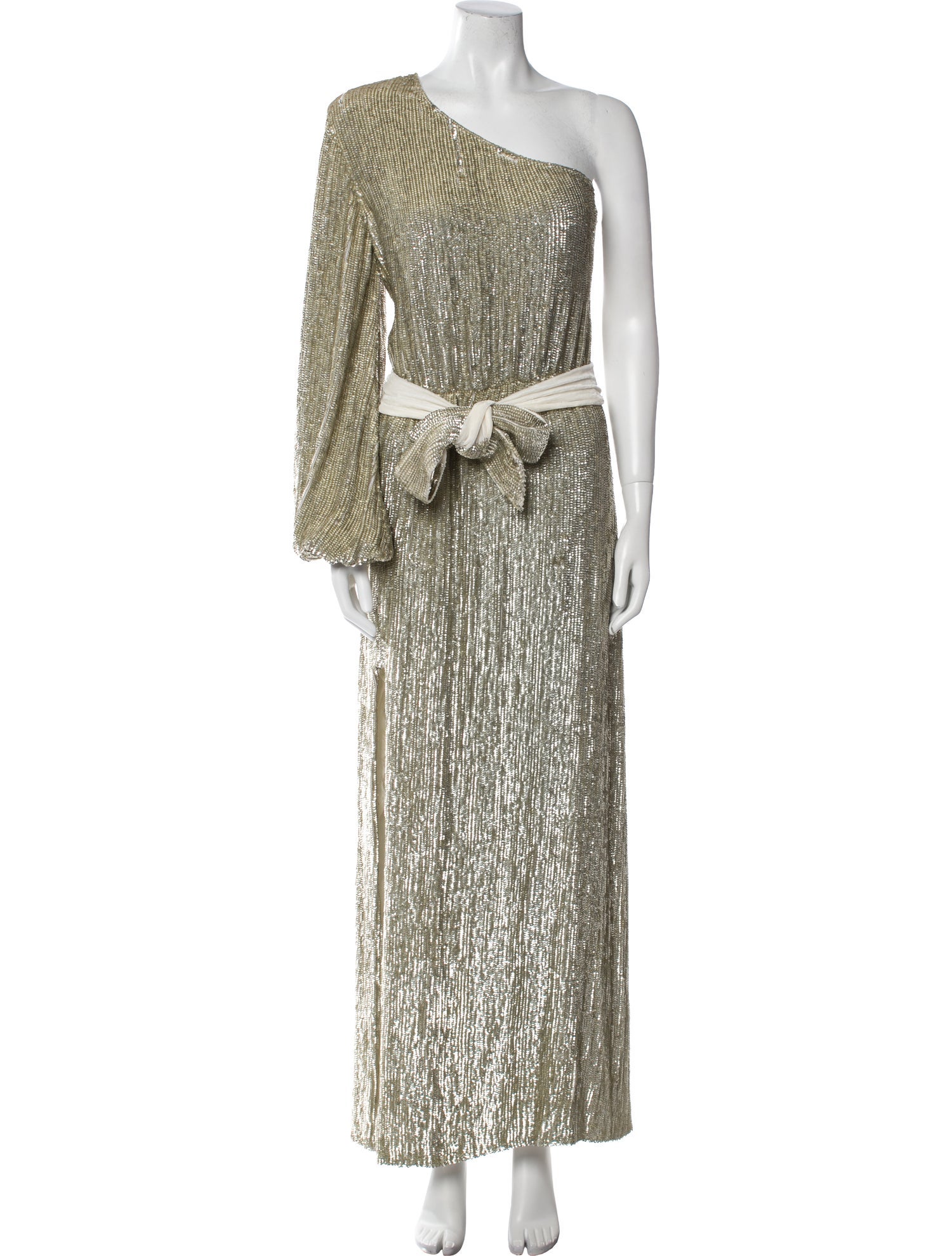 Retrofête Striped Long Dress