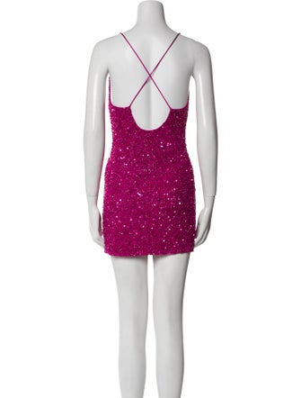 Retrofête Cowl Neck Mini Dress