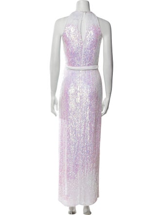 Retrofête Printed Long Dress