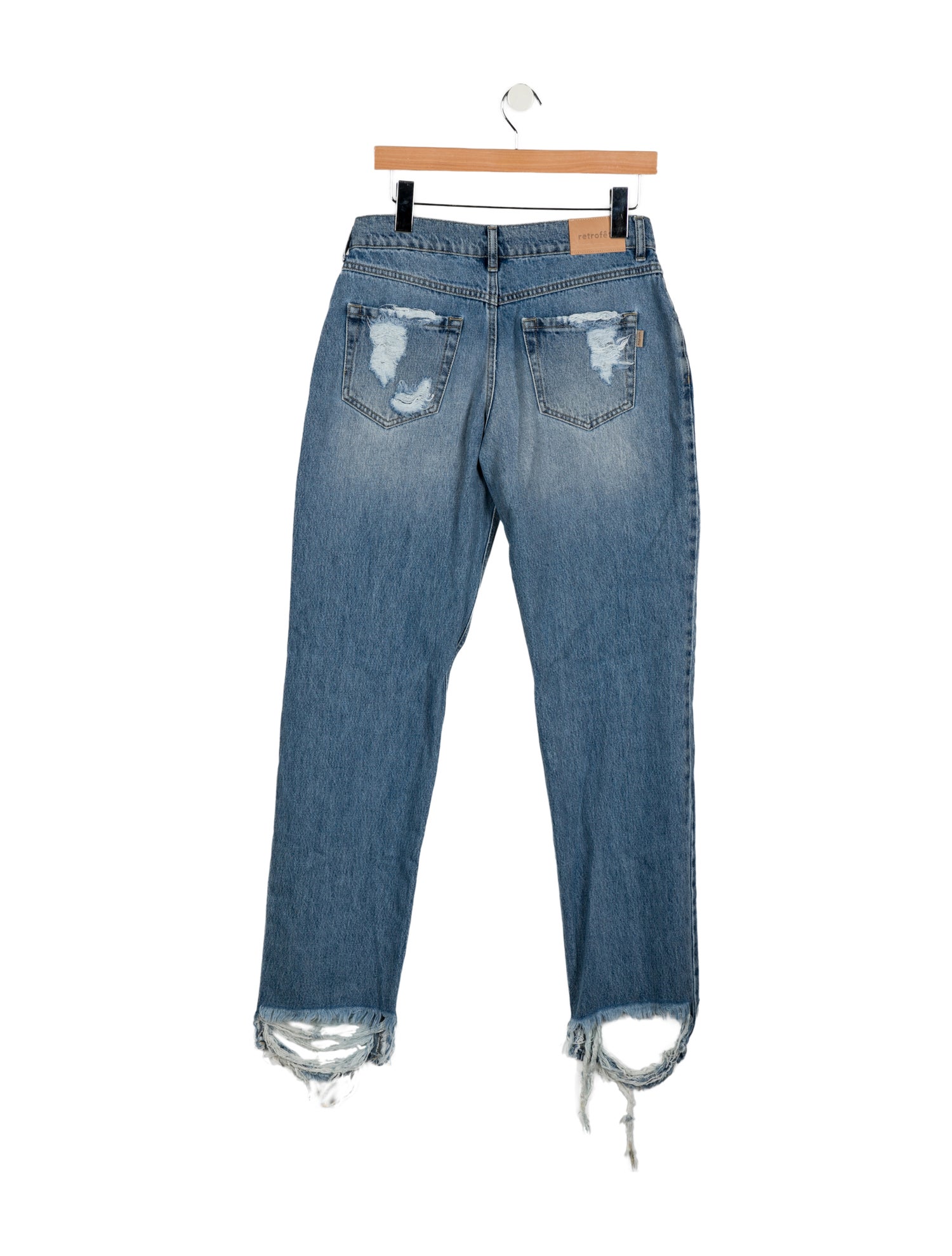 Retrofête Mid-Rise Straight Leg Jeans