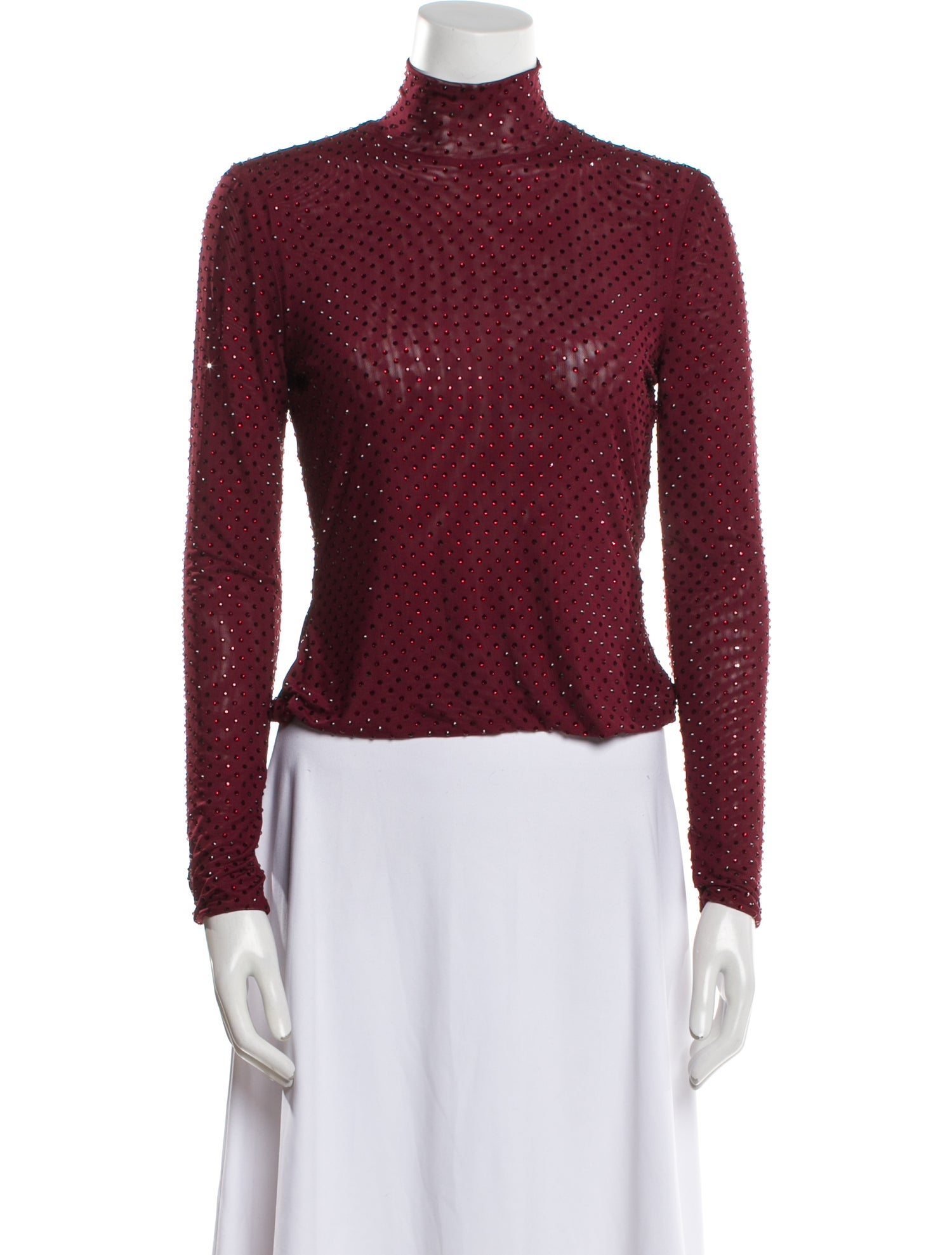 Retrofête Turtleneck Long Sleeve Crop Top